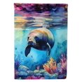 thumbnail image 1 of Manatee Garden Flag 11.25 in x 15.5 in, 1 of 2