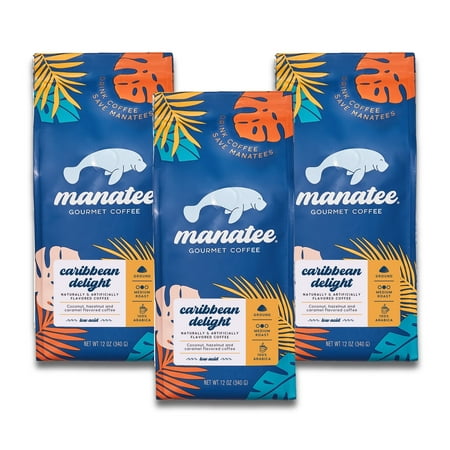 Copper Moon Manatee Caribbean Delight (3)- 12 Oz. Ground Medium Roast