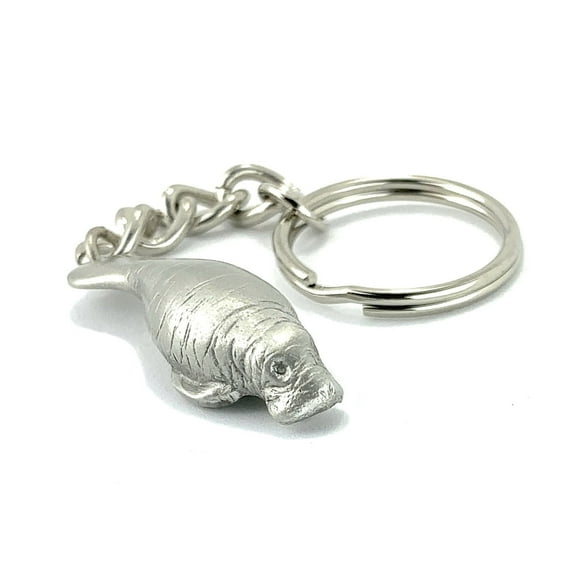 Manatee Keychain for Women and Men- Manatee Gifts, Manatee Key Ring, Manatee Charm, Gifts for Manatee Lovers, Sea Life Key Chain, Manatee Lanyard