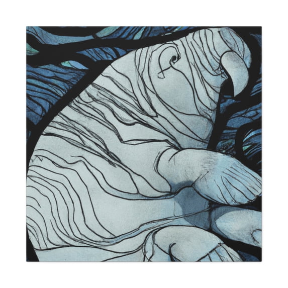 Manatee Majesty Mystique - Canvas