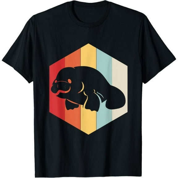 Manatee Retro Vintage Save The Floaty Potatoes T Shirt Gift