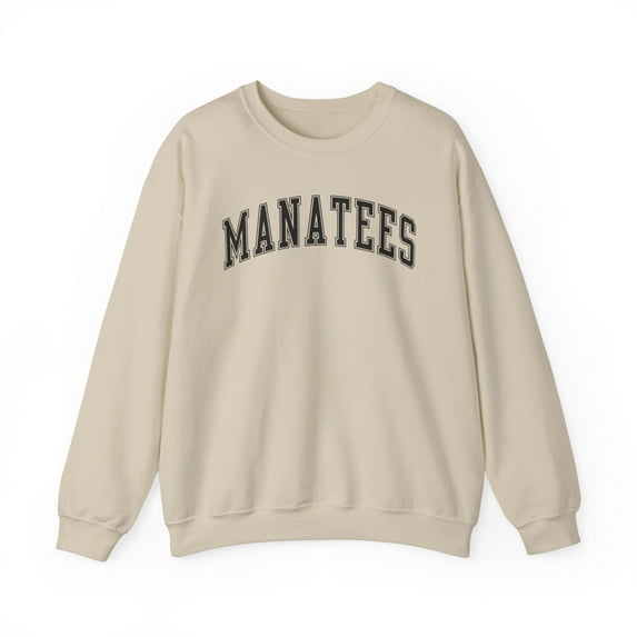 Manatee Sweatshirt Gifts Crew Neck Shirt Long Sleeve Unisex