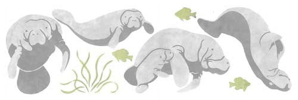 Manatee Wall Stencil SKU #1800 by Designer Stencils - Walmart.com