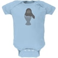 thumbnail image 1 of Manatee in Water Cute Soft Baby One Piece Light Blue 3-6 M, 1 of 1