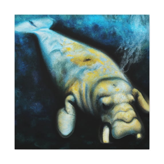 Manatee in the Mist - Canvas