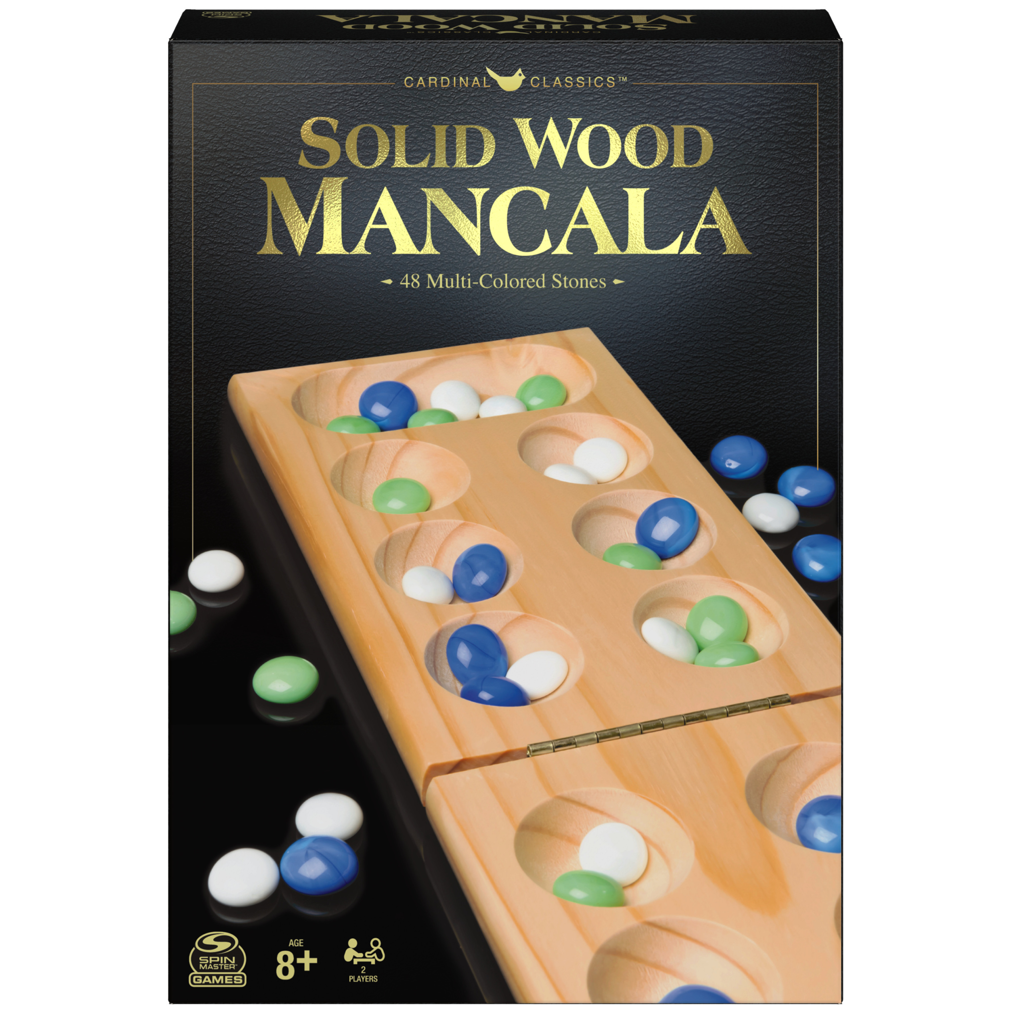 Mancala Board Game 4 Player, Square Root Strategy Game, Folds for