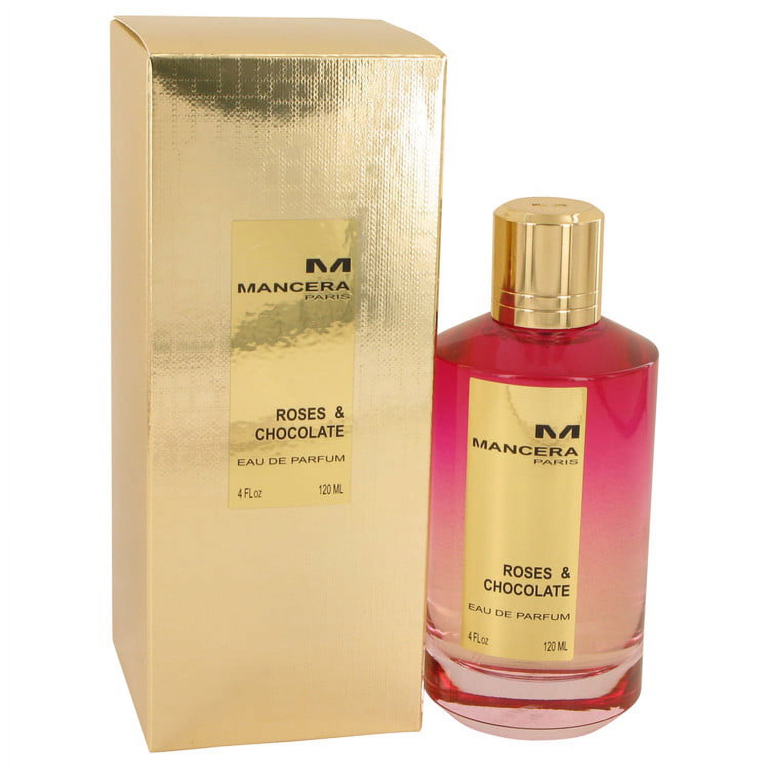 Mancera Roses Chocolate by Mancera Eau De Parfum Spray Unisex 4 oz for Women