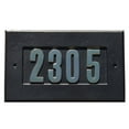 thumbnail image 1 of Manchester Address Plate with 3" Gold Brass Numbers  (Numbers Included), 1 of 2