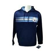 Manchester City F.C. Front Fleece Jacket Sweatshirt Official License Soccer Hoodie Large 021