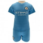 Manchester City FC Baby Crest T-Shirt & Shorts Set