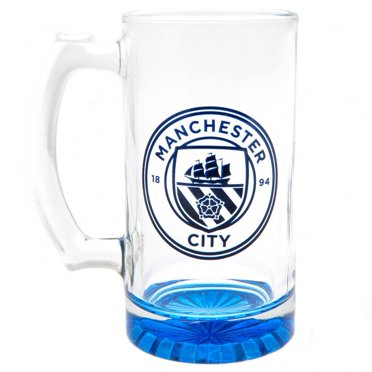 Official Manchester United FC Pint Glass Tankard - 12cm Tall, Comes With Presentation Box