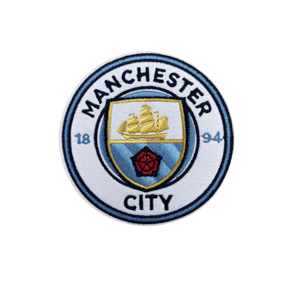 Manchester City FC Embroidered Iron-On Soccer Patch