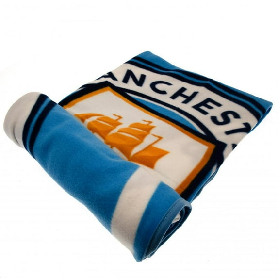 Manchester City FC Official PL Fleece Blanket