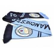 Manchester City FC Official Soccer Jacquard Scarf