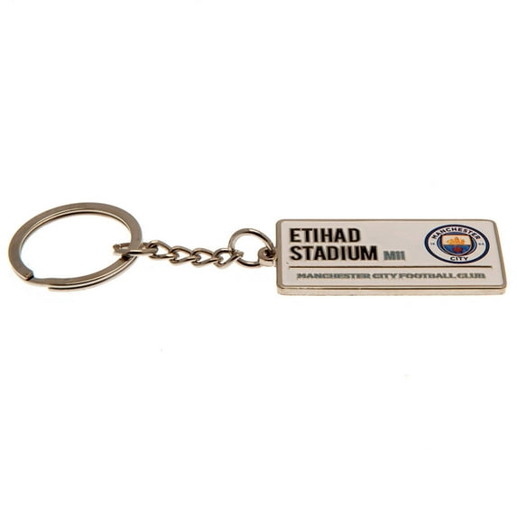 Manchester City FC Street Sign Key Chain