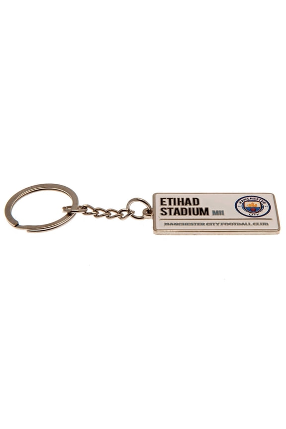 Manchester City FC Street Sign Key Chain
