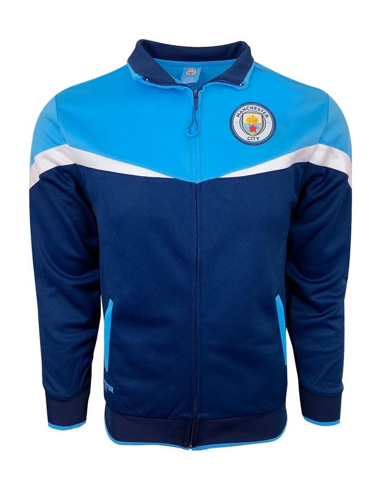 Sweat à Capuche Manchester City FC Adulte - Licence Officielle - 100% Polyester - Pullover Chauffant
