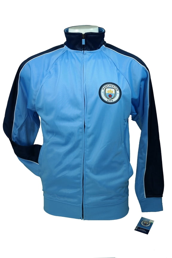 Manchester City Official License Soccer Track Jacket Football A-Grade Adult Size 010 Large