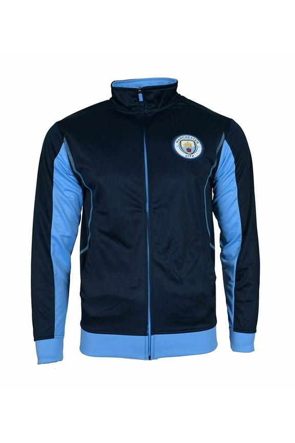 Manchester City Official License Soccer Track Jacket Football Merchandise Adult Size 002 Large