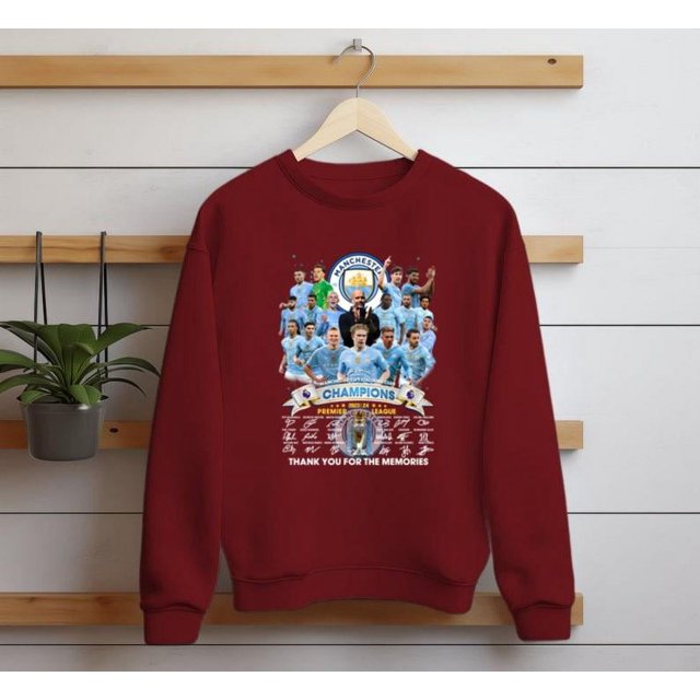 Manchester City Premier League Champions 2024 Tshirt