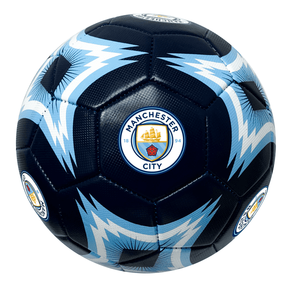 Manchester City Soccer Ball, Size 4, Blue/White, Official Licensed