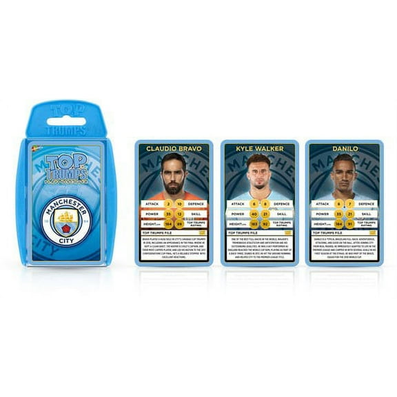 Manchester City Top Trumps '18-19 Playing Card Game