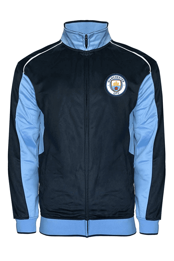 Manchester City Navy/Sky Blue Track Jacket, YS-XL, 1-Pack