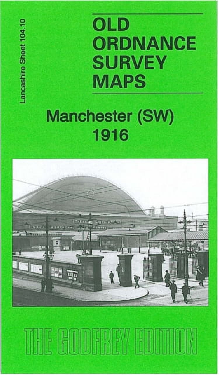 Manchester SW 1916: Lancashire Sheet 104.10b (Old Ordnance Survey Maps ...