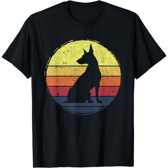 Manchester Terrier Dog Retro Style T-Shirt