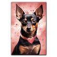 thumbnail image 1 of Manchester Terrier Dogs Wall Art, Lovely Dog Canvas Art, Home living room décor, Pets Canvas - Dog Gift Valentines Day for Him and Her, 1 of 4