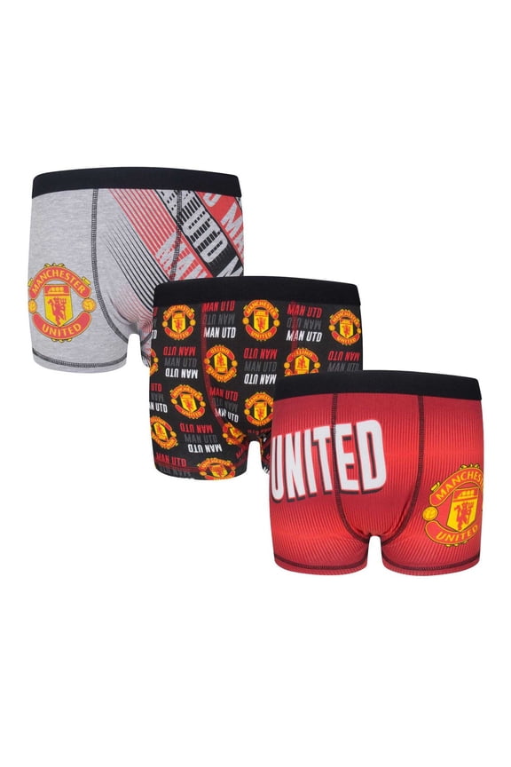 FC Boys Crest Boxer Shorts (Pack of 3)