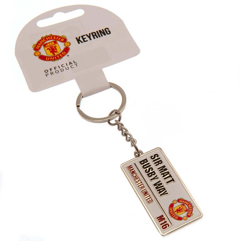 Official Manchester United F.C. Keyring - Red Devils Key Chain