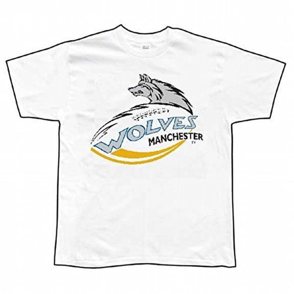 Manchester Wolves - Logo White T-Shirt - Small