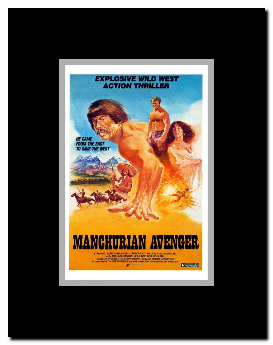 Manchurian Avenger Framed Movie Poster