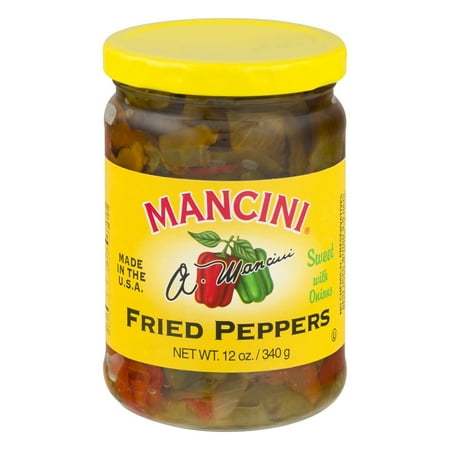Mancini RCtdy To Serve Sweet Fried Peppers With Onions, 12 Oz