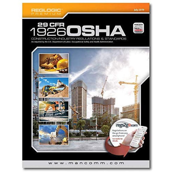 Pre-Owned Mancomm 29 CFR Part 1926 OSHA Construction Standards & Regulations, July 2019 Paperback