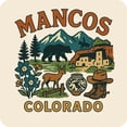 thumbnail image 1 of Mancos Colorado Keepsakes Souvenir Vinyl Sticker – Destination Travel Keepsake Collectible (3-Inches Wide), 1 of 3