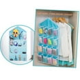 thumbnail image 1 of Mancro 16 Pockets Large Clear Pockets Over The Door Hanging Shoe Organizer, 1 of 5