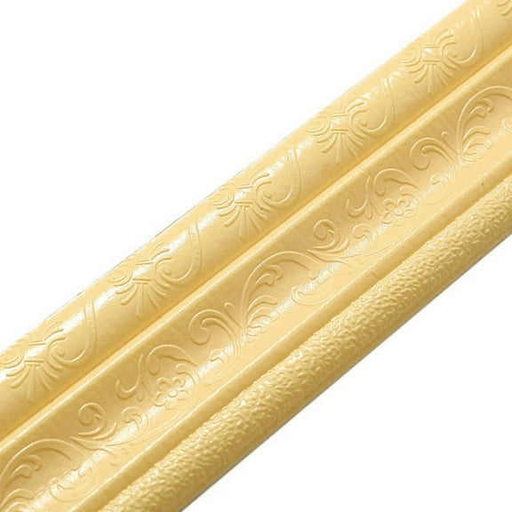 Mancro 3D Waterproof Yellow, Border Peel and Stick Wallpaper