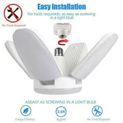 Mancro Adjustable 60W LED Garage Shop Light Fixtures