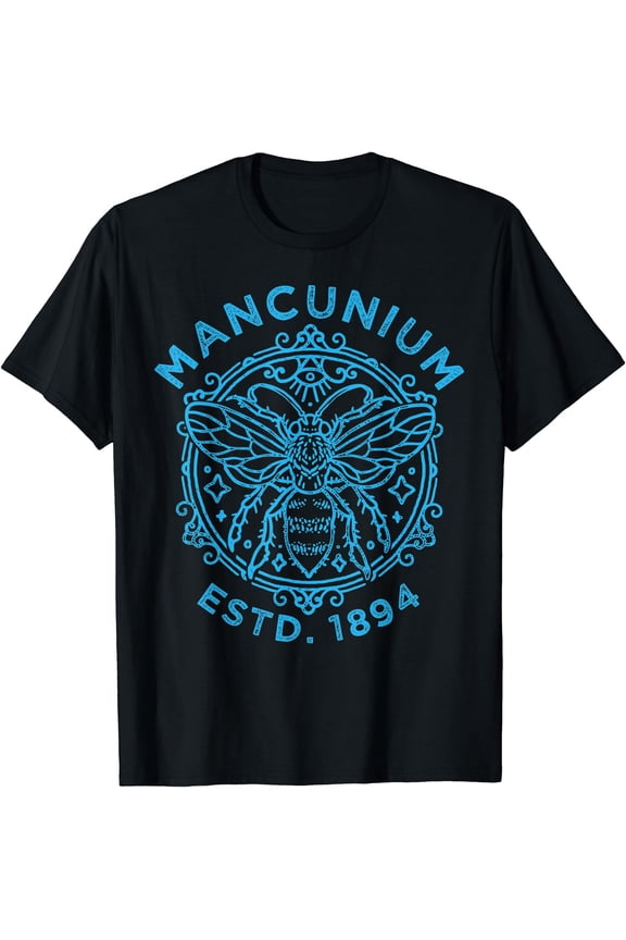 Mancunium 1894, Manchester City Worker Bee Design T-Shirt, Unisex T-Shirt