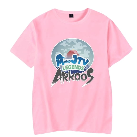 MandJTV Merch T-shirt Retro Print Fashion Short Sleeve Men And Women Trendy Street Wear