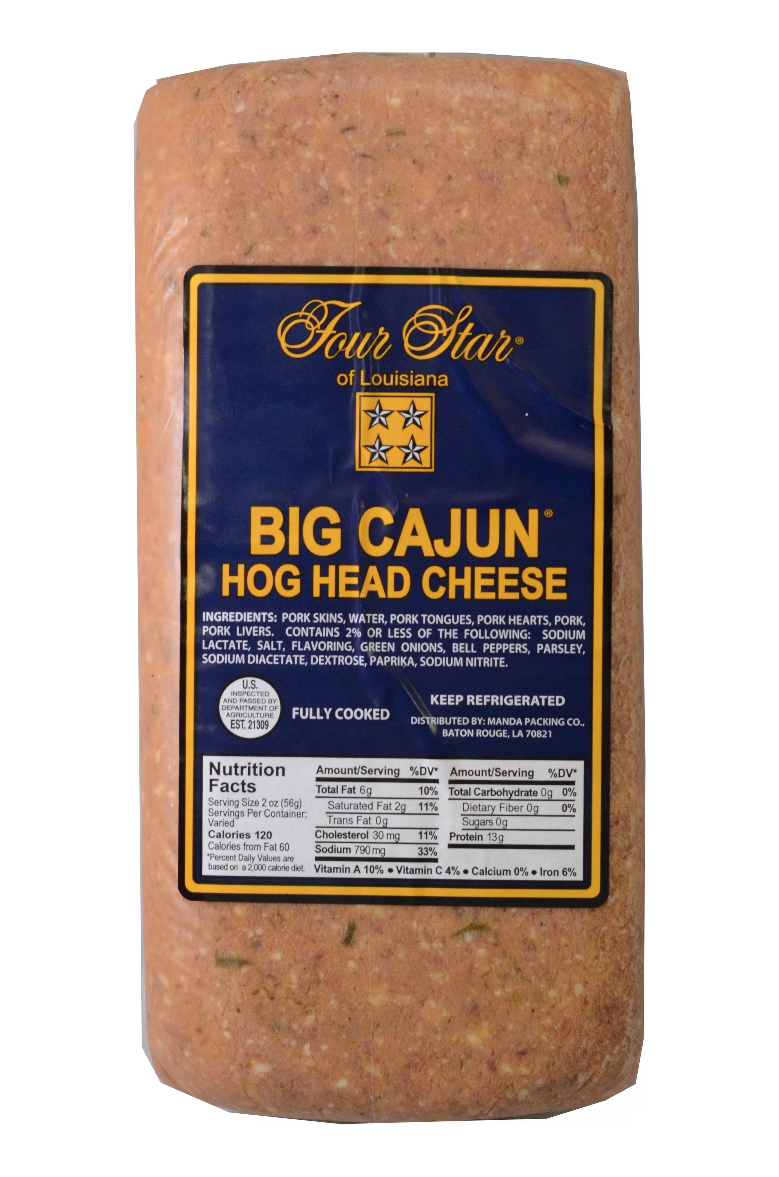 Manda Fine Meats Mild Head Cheese, Deli Sliced, Vacuum Pack (Refrigerated)