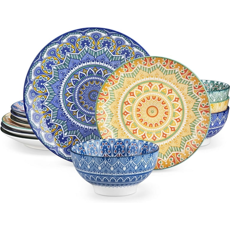 Boho dinnerware set cheap