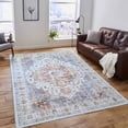 thumbnail image 1 of Mandala 3x5 Boho Area Rug, Ultra Soft Non Slip Washable Rug for Bedroom, Living Room & Office, Indoor Outdoor, Beige, 1 of 6