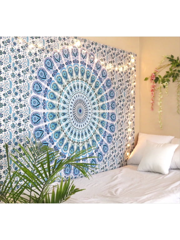 Mandala 82.00" x 0.10" Tapestry, by Oussum