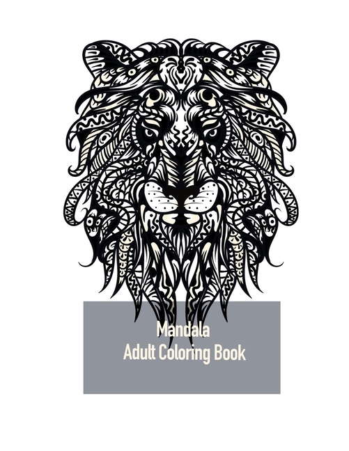 Mandala Adult Coloring Book: Coloring for adults with a kangaroo, the cow,  Owls and many other (Paperback)