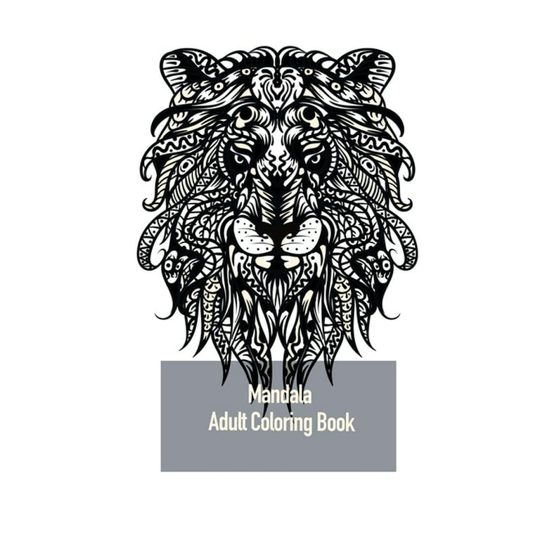 Mandala Adult Coloring Book: Coloring for adults with a kangaroo, the cow,  Owls and many other (Paperback)