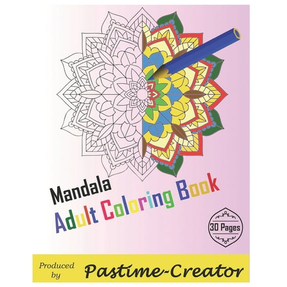 Mandala Adult Coloring Book: Colouring book for adults (Paperback)