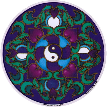Mandala Arts Natural Cycles Double Sided Window Sticker
